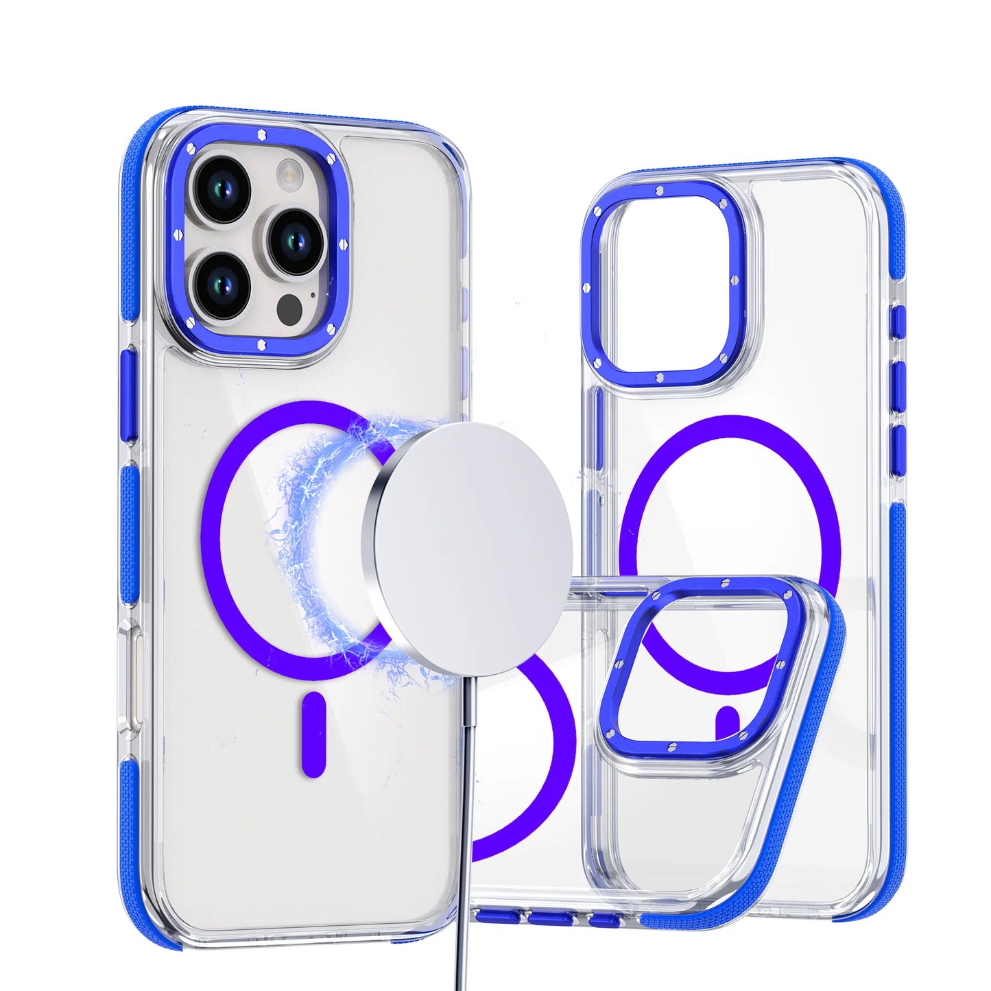 Coque rigide en acrylique MagSafe pour iPhone 16 Pro Max