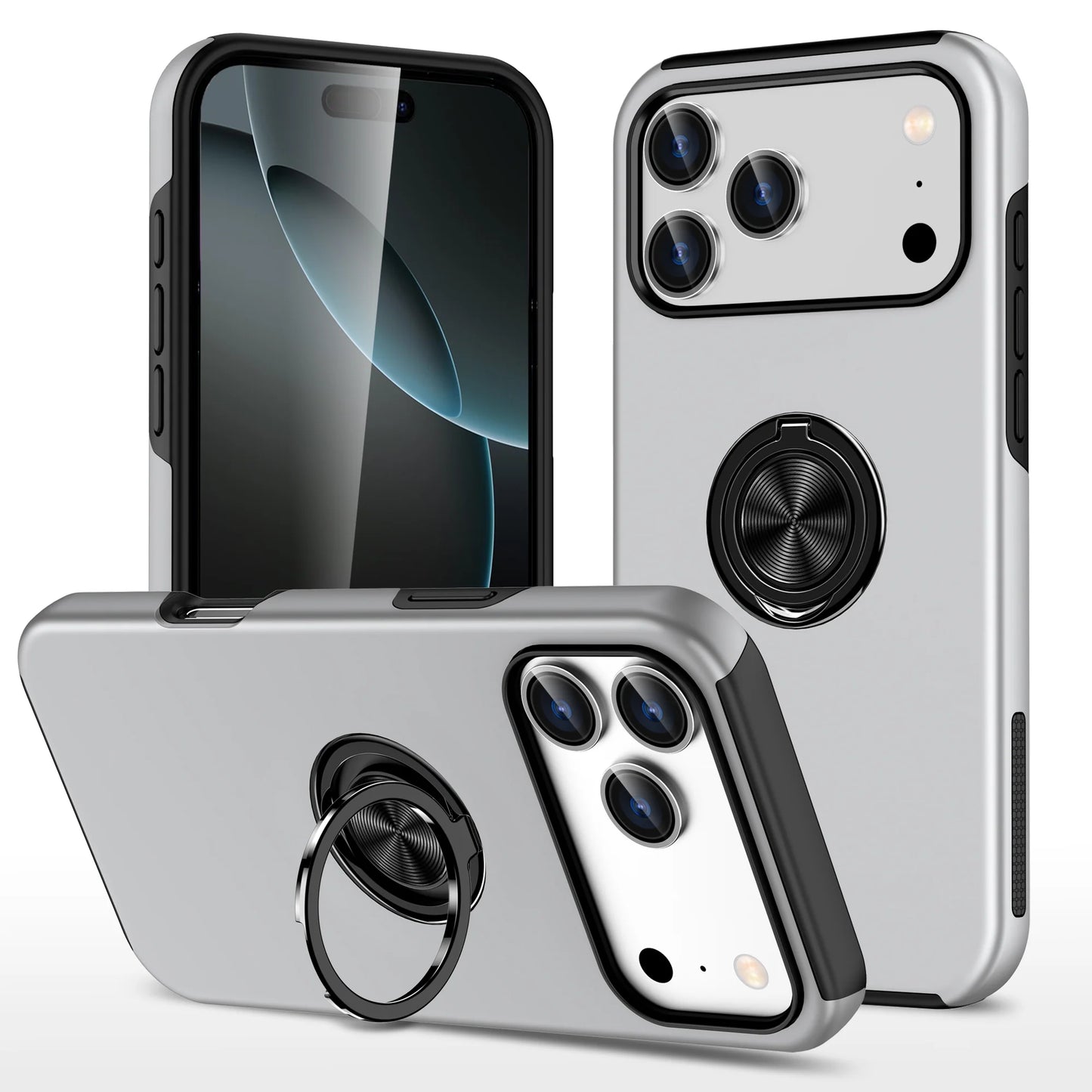 Feather touch ring case for iPhone 17 Pro