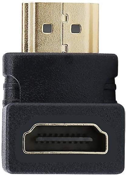 Adaptateur HDMI 4K coudé à 90 degrés, mâle vers femelle