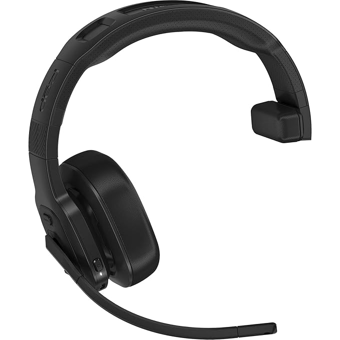 Garmin dēzl Headset 100 - Premium Bluetooth Mono Headset for Indoor Remote Drivers, High Audio Quality, Noise Cancelling (ANC) and Boom Microphone, Up to 50 Hours Talk Time, 90 m Range