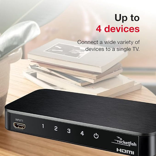 Rocketfish 4-Port 4K HDMI Switch Box