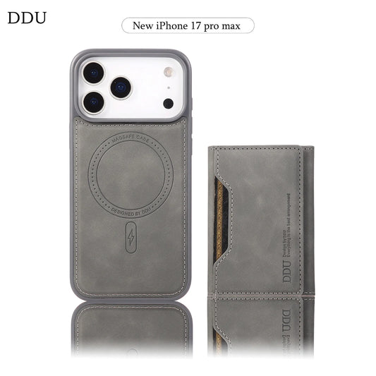 Leather Case with wallet for iPhone 17 Pro