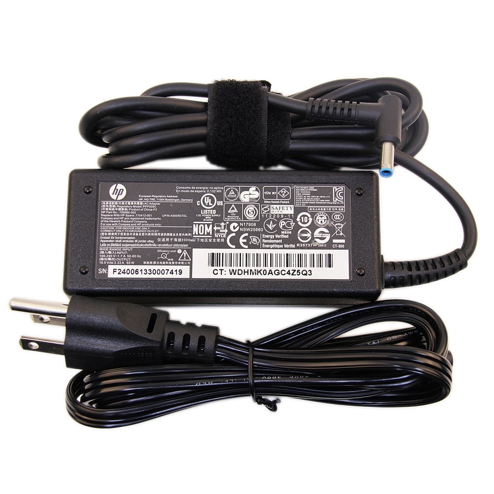 HP 19.5V 3.34A 65W HP AC Adapter HP Laptop Charger