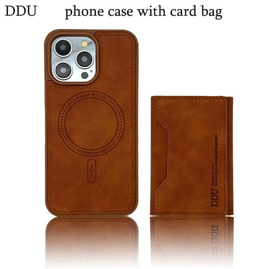 Leather case for iPhone 15 Plus