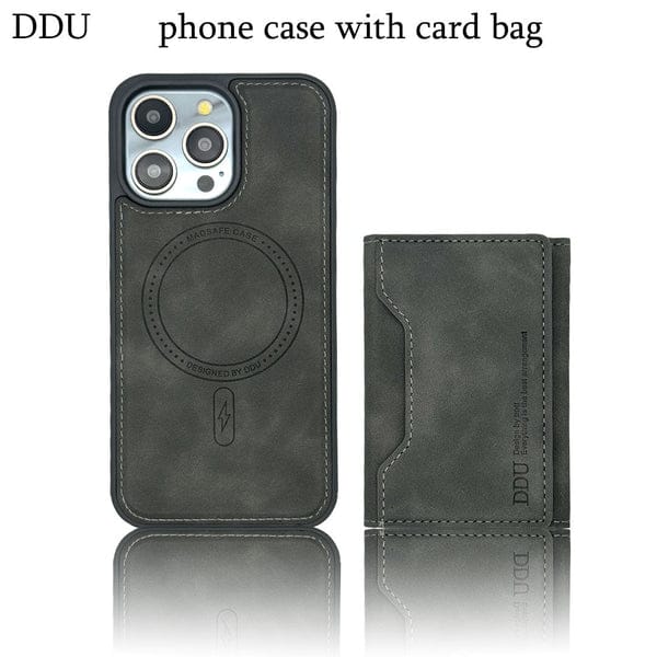 Étui en cuir pour iPhone 16 Pro