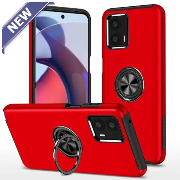 Coque à anneau "Feather Touch" pour Moto G Play (2024)