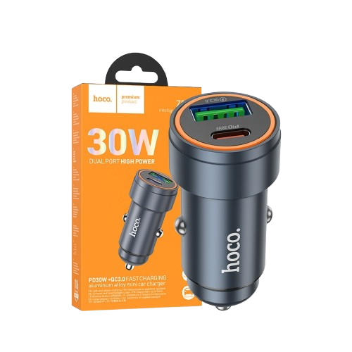 CHARGEUR DE VOITURE HOCO Z57A PD30W+QC3.0