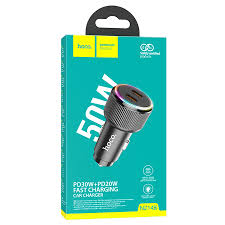 Chargeur de voiture à charge rapide 50 W Hoco NZ14B