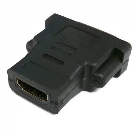 HDMI Female to DVI Female Adapter – HDMI to DVI-I Dual Link 24+5 F/F Converter for HD Video Signal Conversion