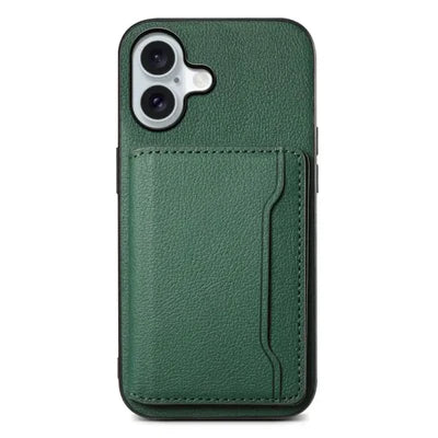Leather card slot case for iPhone 17
