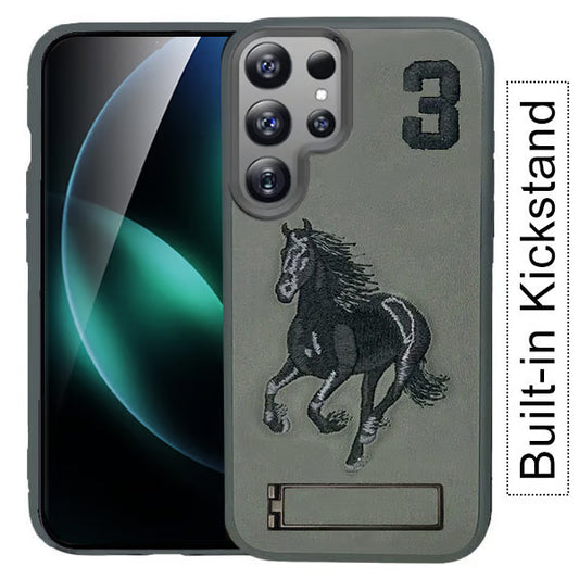 KNITTED CASE WITH MAGNETIC KICKSTAND FOR SAMSUNG S24 Plus