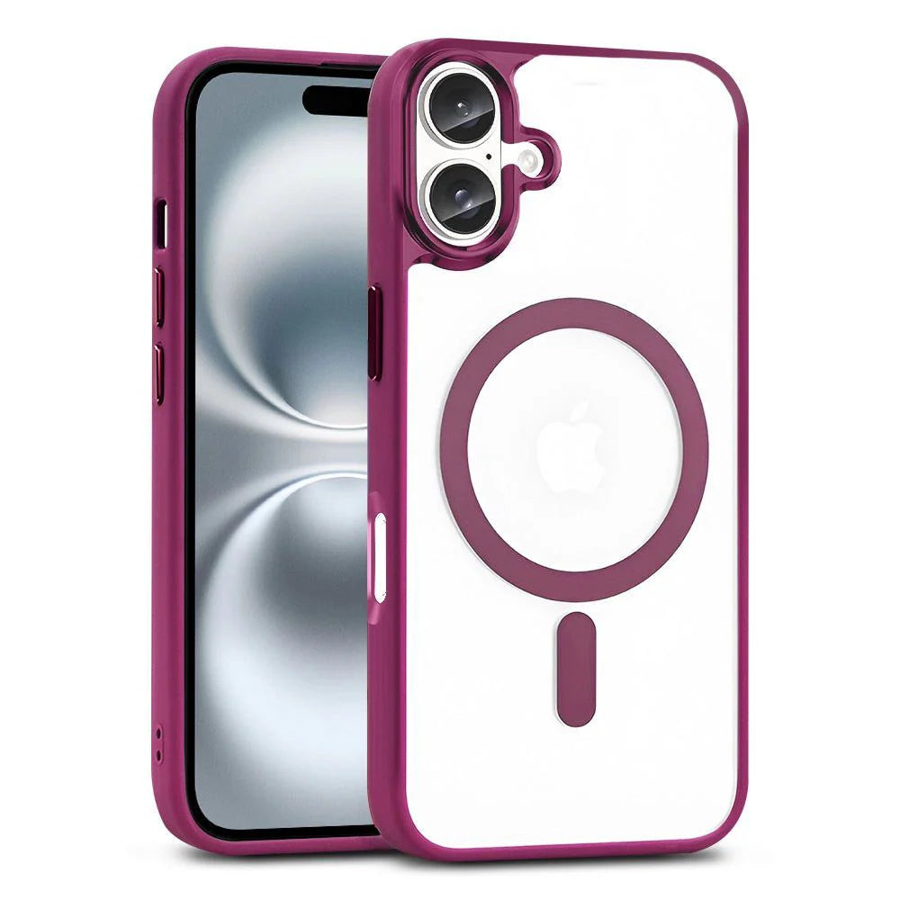 Coque arrière transparente MagSafe pour iPhone 17
