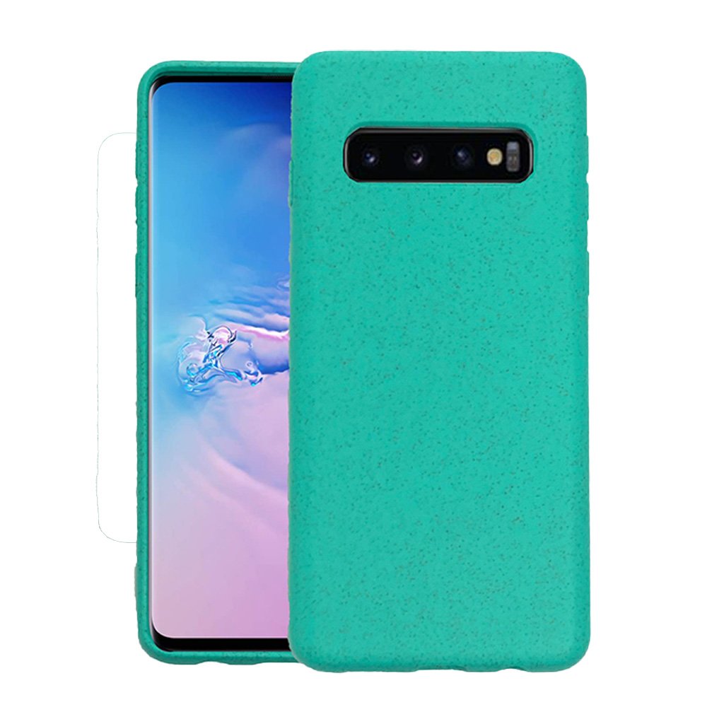 Étui en paille écologique pour Samsung S10 Plus