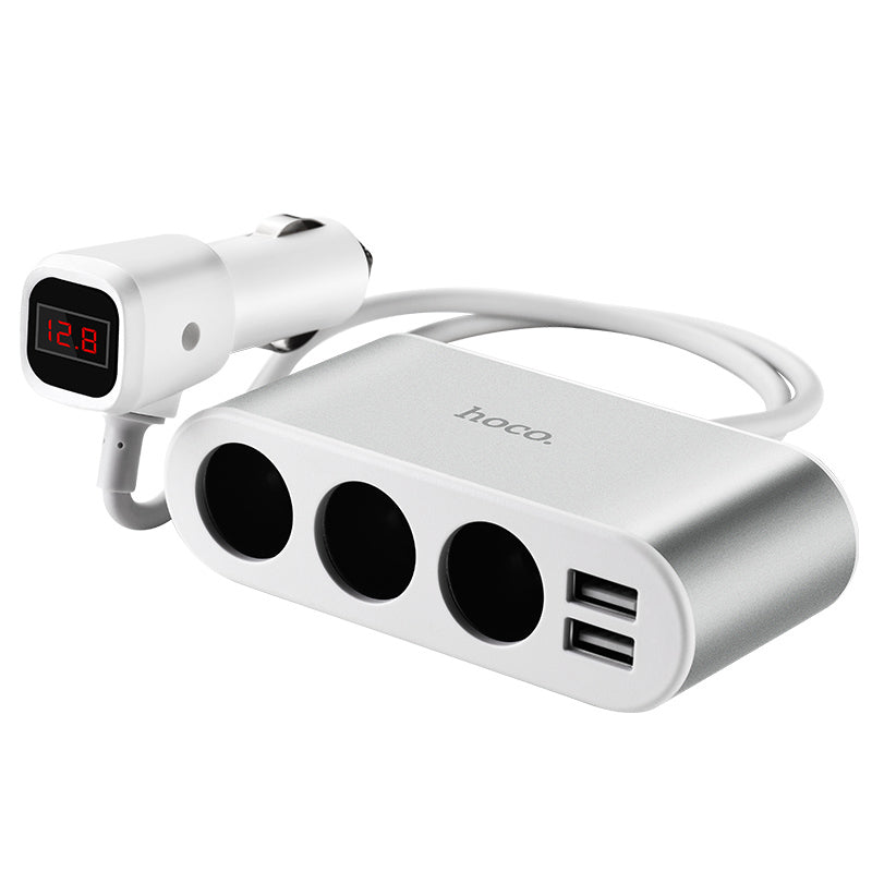 Chargeur de voiture « Z13 » double USB trois ports allume-cigare