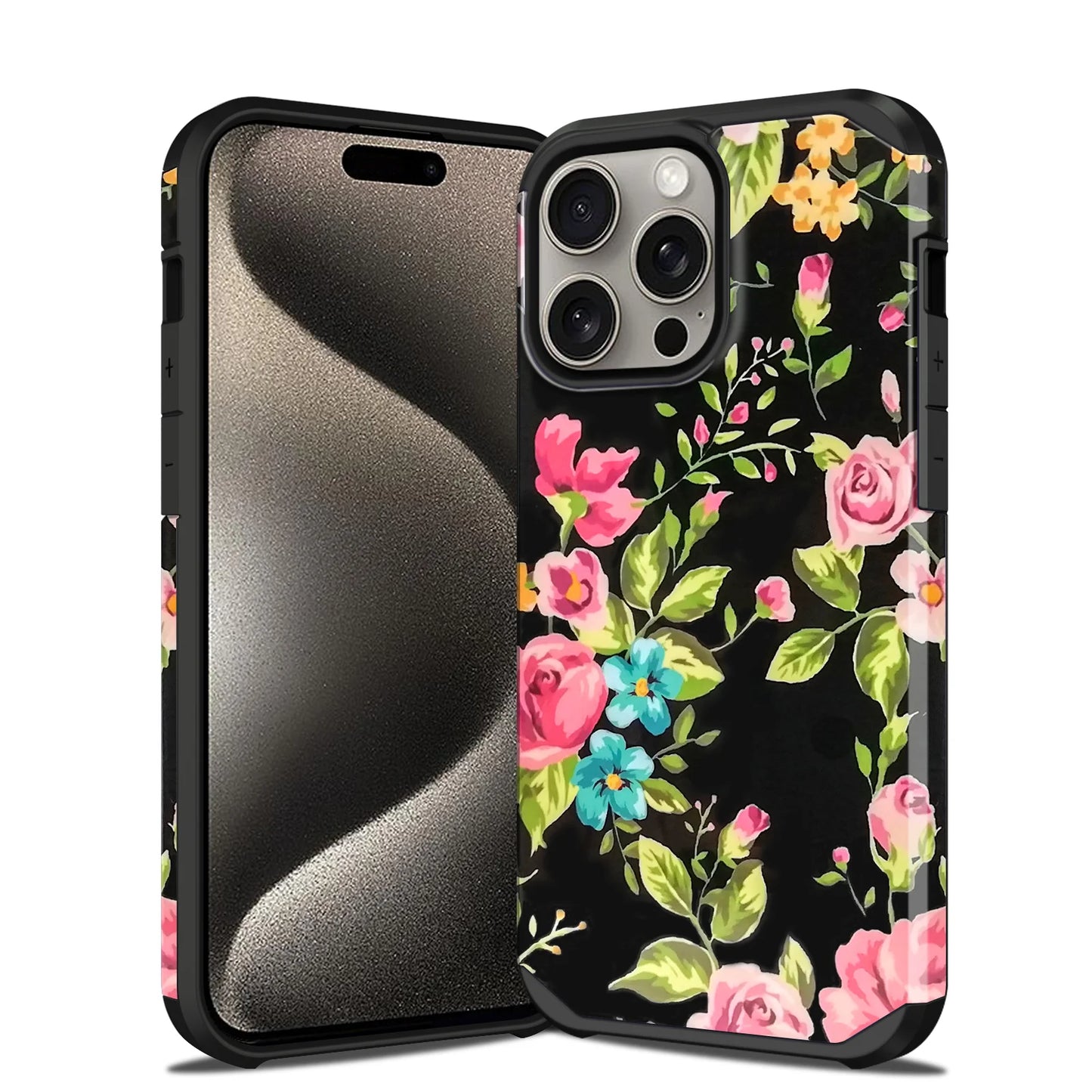 Coque ajustée Motif floral pour iPhone 13