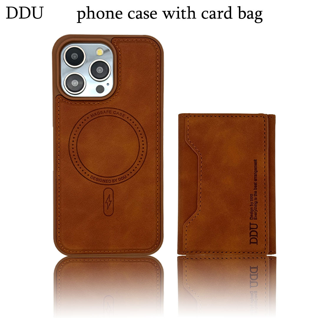 Étui portefeuille en cuir pour iPhone 11