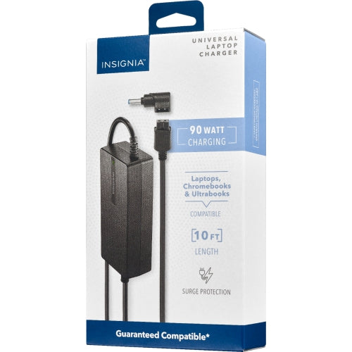 Insignia Universal 90W Laptop Charger (NS-PWLC591-C) – 10FT Length