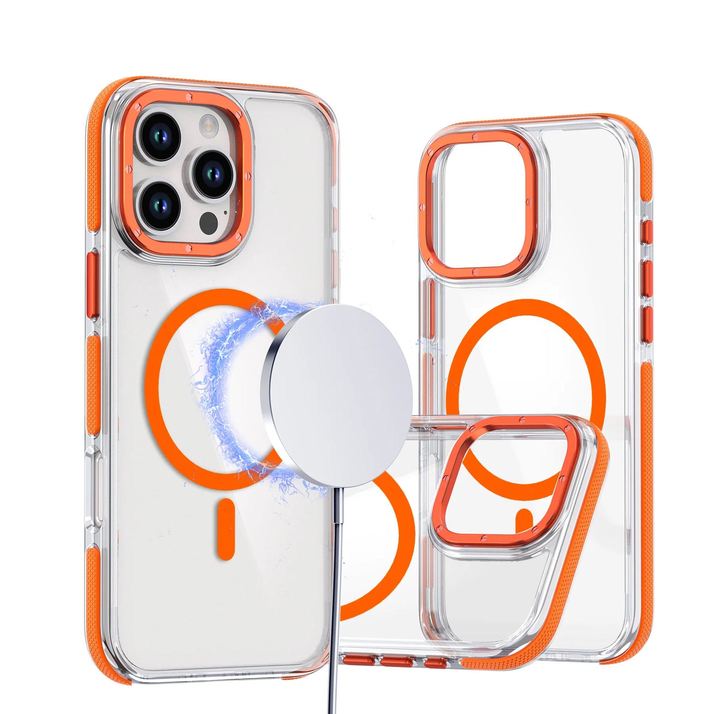 Coque rigide en acrylique MagSafe pour iPhone 16 Pro Max