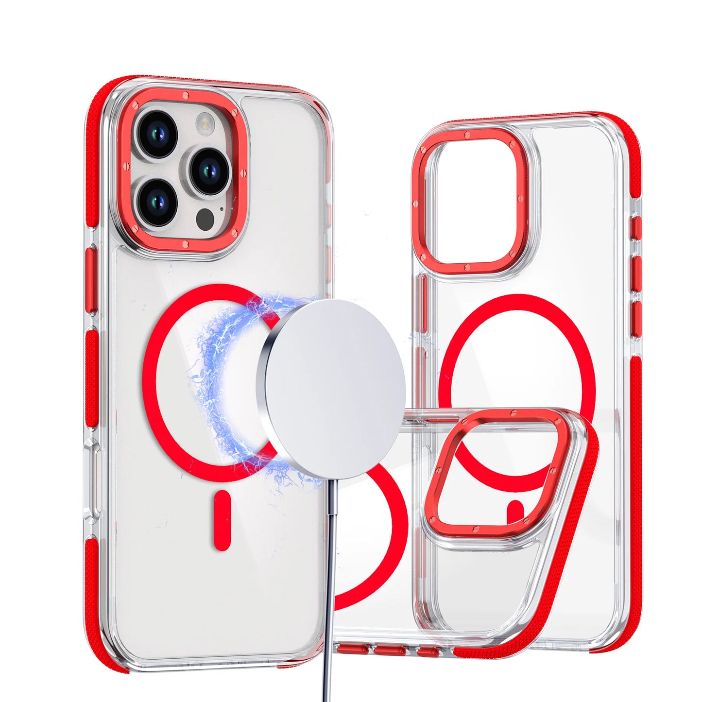 Coque rigide en acrylique MagSafe pour iPhone 16 Pro Max