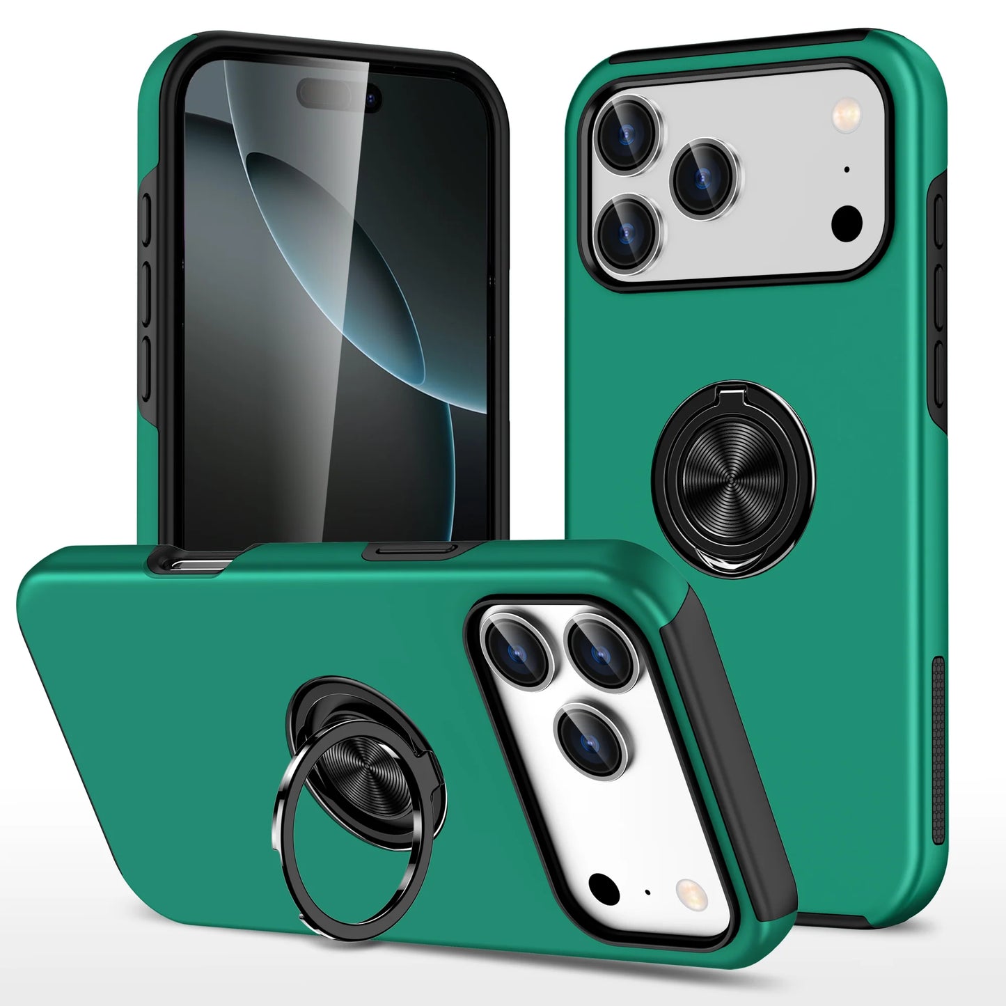 Feather touch ring case for iPhone 17 Pro