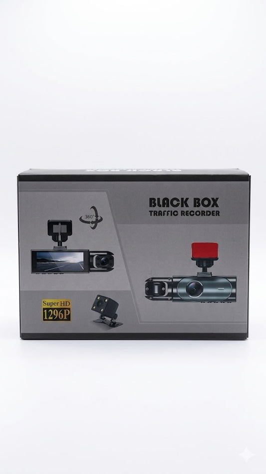 Black Box Super HD 1296P Traffic Recorder - Dash Cam