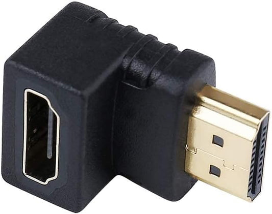4K HDMI Adapter 90 Degree Right Angle Male to Female Port Coupler
