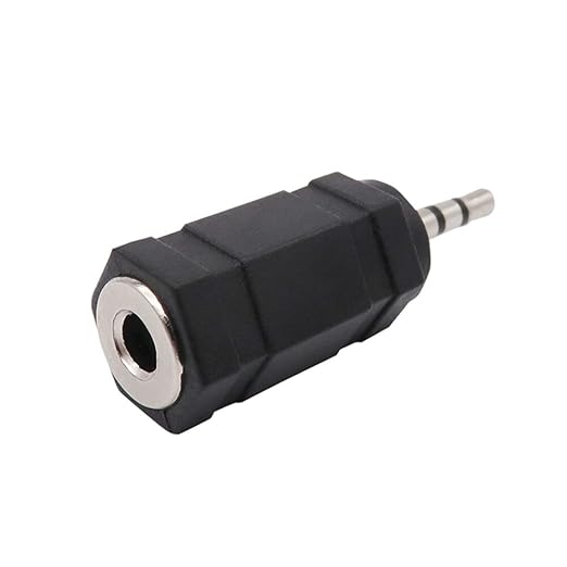 2.5mm Stereo Female to 3.5mm Stereo Male Adapter