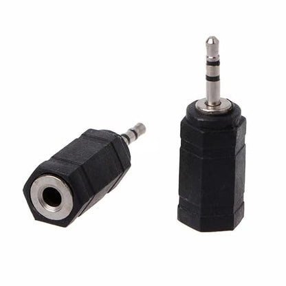 Adaptateur stéréo 2,5 mm femelle vers 3,5 mm mâle
