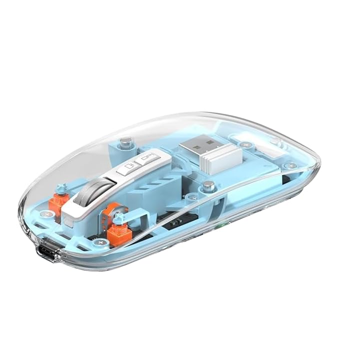WiWU WM105 Crystal Transparent Magnetic Wireless Mouse