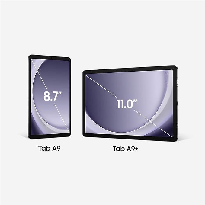 Samsung Galaxy Tab A9+ Plus (5G), 64GB Storage, 11.0" Display, WiFi+5G Connectivity, Android Tablet