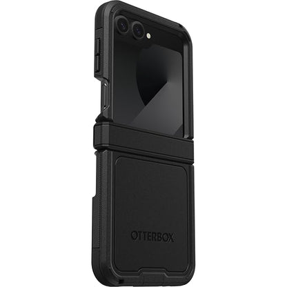 OtterBox Galaxy Z Flip7 FE, and Flip6 Defender Series XT Case - Black, screenless, screenless, Rugged Hinge Protection, Lanyard Attachment, PowerShare and Wireless Charging Compatible