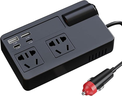 Convertisseur de voiture 120W avec Type-C PD30W