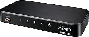 Rocketfish - Boîtier de commutation HDMI 4K à 4 ports