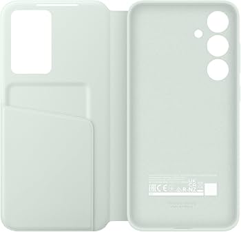 Samsung Galaxy S24 FE Case with Card Holder Smart View Window Leather Phone Cover