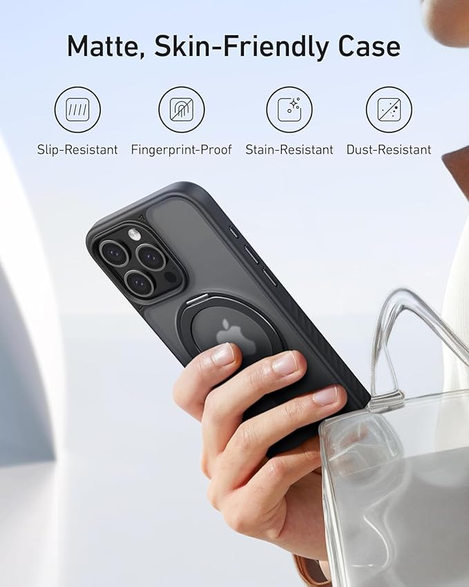 Coque de téléphone magnétique Anker pour iPhone 15 Pro
