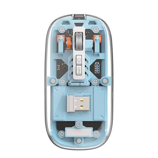 WiWU WM105 Crystal Transparent Magnetic Wireless Mouse