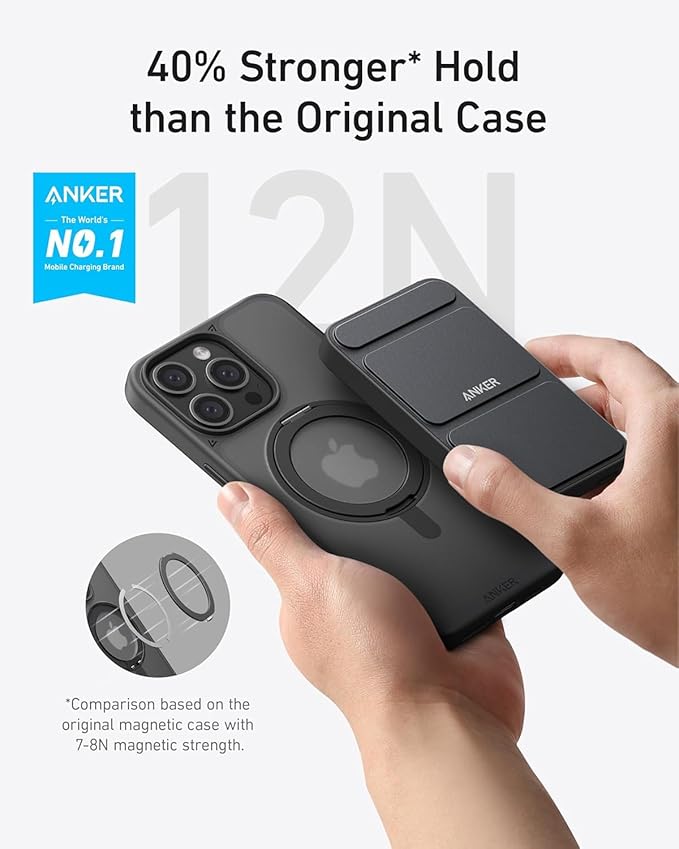 Coque de téléphone magnétique Anker pour iPhone 15 Pro