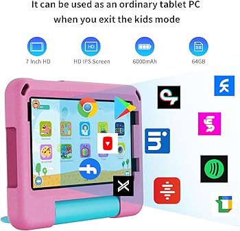 Tablettes enfants TAB7 PRO Mobile hub 7 pouces