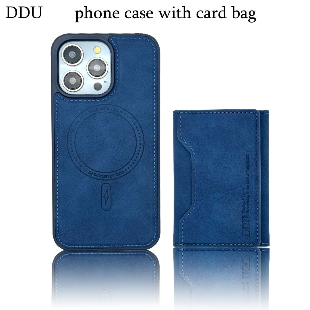 Étui portefeuille en cuir pour iPhone 11