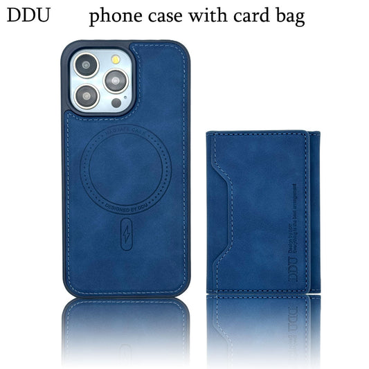 Étui portefeuille en cuir pour iPhone 11