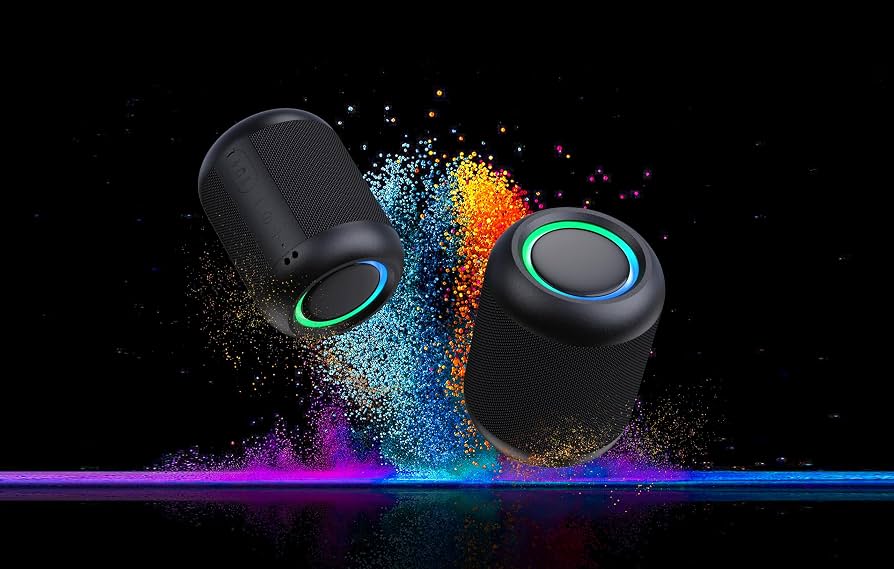 NUPOWER Portable Bluetooth Speaker – Water-Resistant, TWS Stereo, 1500mAh Battery