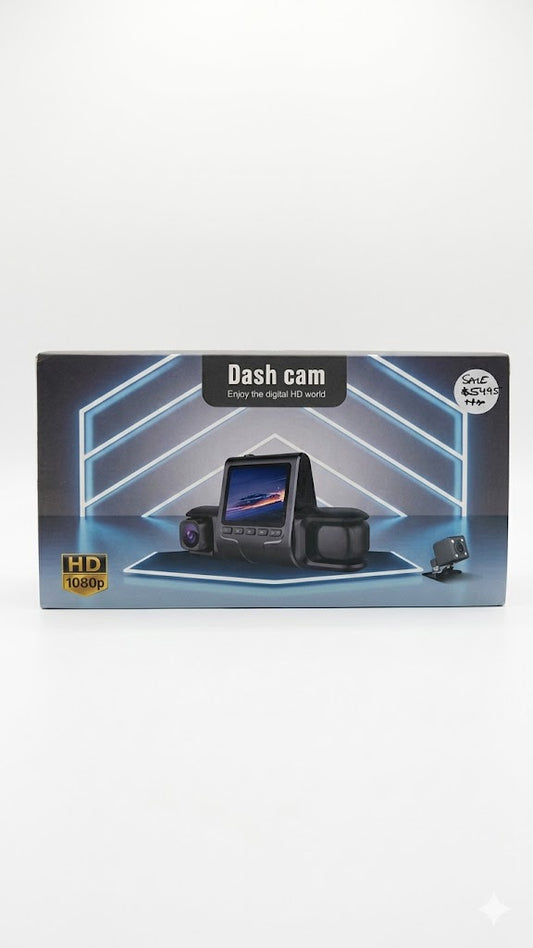 HD 1080p Triple Lens Dash Camera System