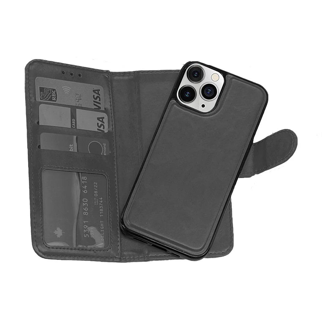 Magnetic two in one wallet case for iPhone 13 Pro