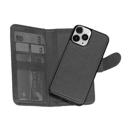 Magnetic two in one wallet case for iPhone 13 Pro