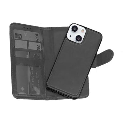 Étui portefeuille magnétique deux en un pour iPhone 13 Mini