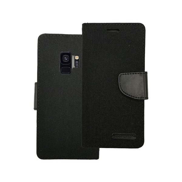 Denim wallet case for Samsung S9 Plus