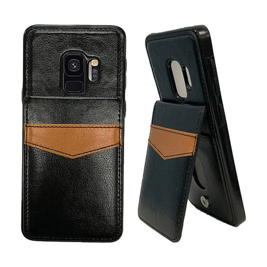 Back flap wallet case for Samsung S9 Plus