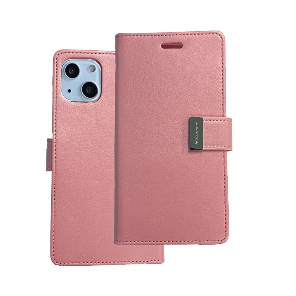 Étui portefeuille Rich Diary pour iPhone 12 Mini