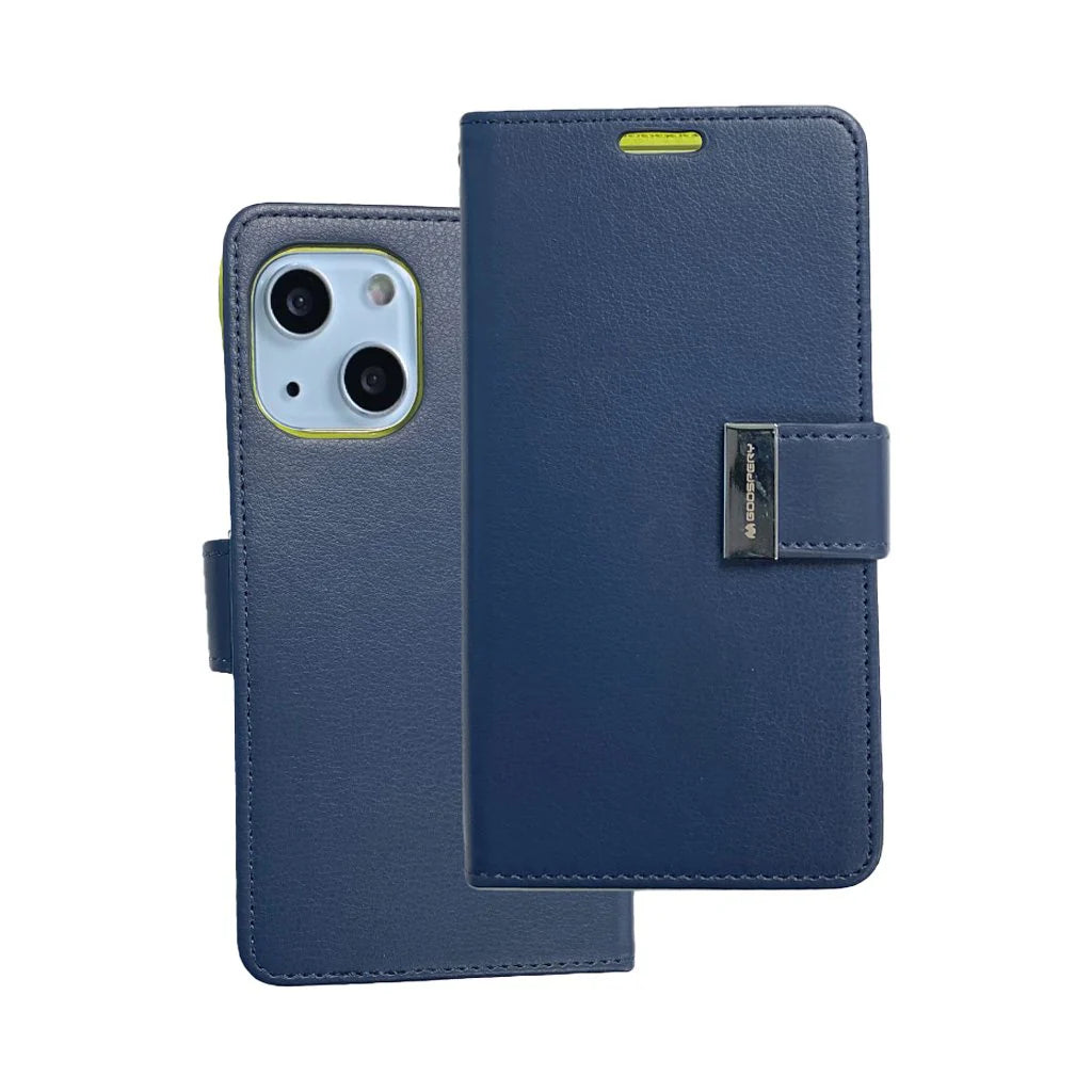 Étui portefeuille Rich Diary pour iPhone 12 Mini