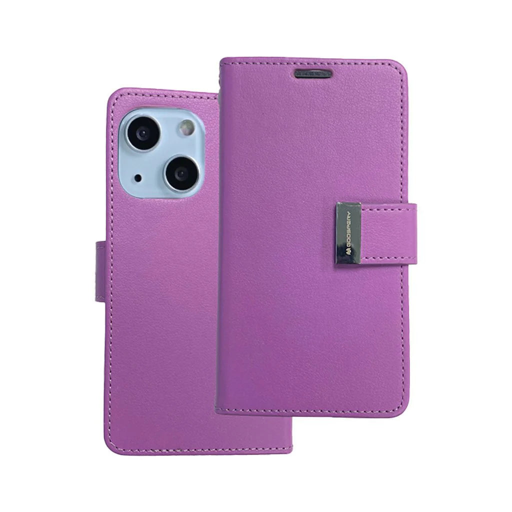 Étui portefeuille Rich Diary pour iPhone 12 Mini